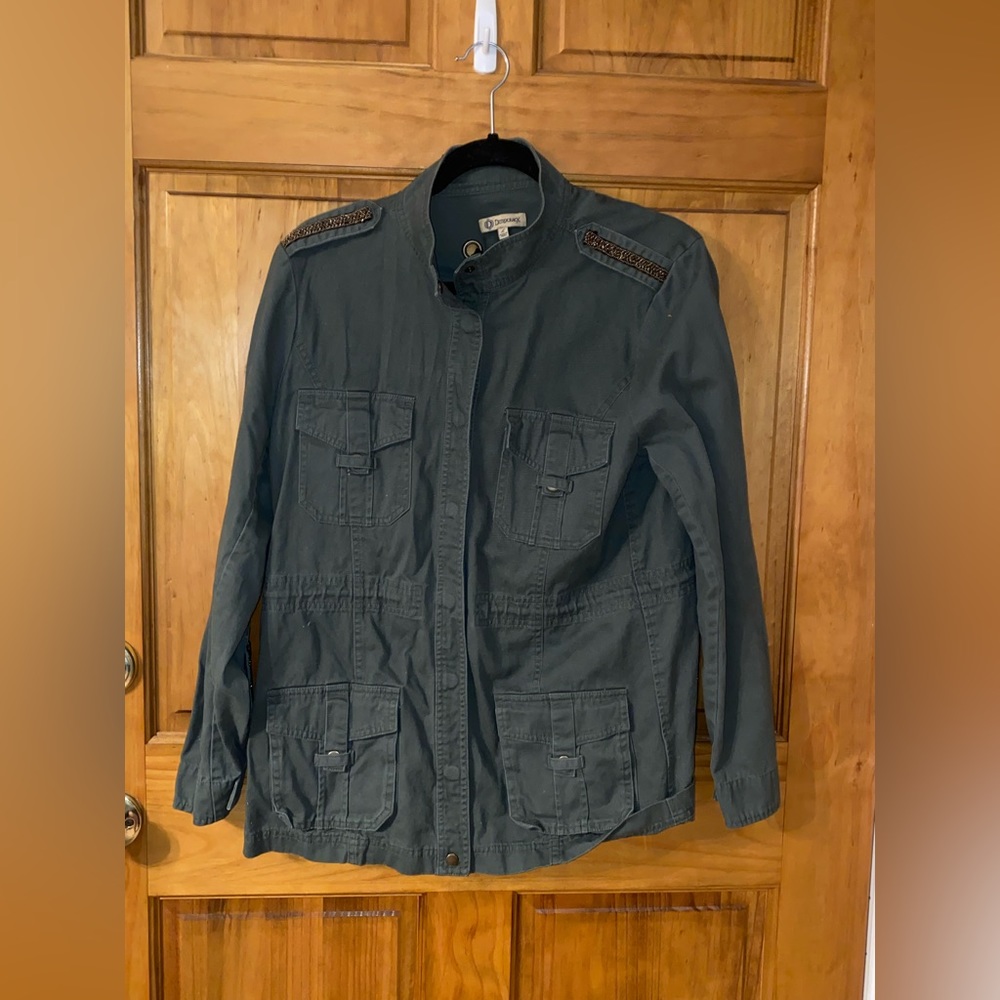 Army green jacket, hardly ever worn